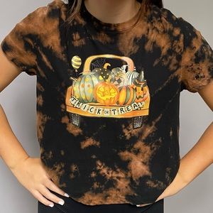 Tie dye pumpkin tshirt